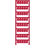 Weidmüller 1813150000 SFC 0/12 NEUTRAL RT ochranný štítok Druh montáže: prichytenie sponami Potlačiteľná plocha: 4.10 x 12 mm červená Počet markerov: 200 200 ks; 1813150000