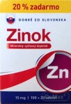 Dobré zo Slovenska Zinok 15 mg