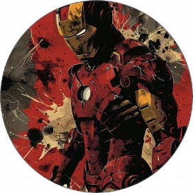 Jedlý papier Iron Man v tme 19,5 cm - Pictu Hap - Pictu Hap
