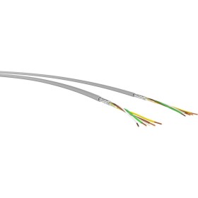 VER LIYCY-OB 6x 0,5 Ri.100 dátový kábel LIYCY-OB 6 x 0.5 mm² sivá 100 m; VER LIYCY-OB 6x 0,5 Ri.100