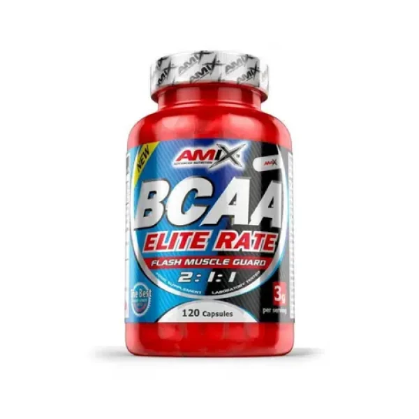BCAA Elite Rate - Amix (bez príchuti, 220 kaps.) (8142-2-220kaps-bez-prichute)