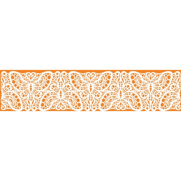 Forma na jedlou krajku 38x8cm Motýľ - Martellato - Martellato