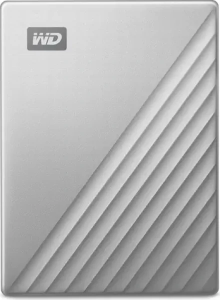 WD My Passport Ultra for MAC 5TB strieborná / Externý HDD / 2.5 / USB 3.2 Gen. 1 (WDBPMV0050BSL-WESN)