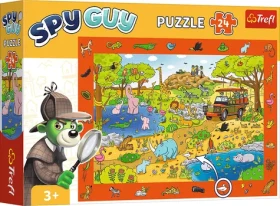 Trefl - Puzzle - Puzzle s hľadaním obrázkov Spy Guy: Safari