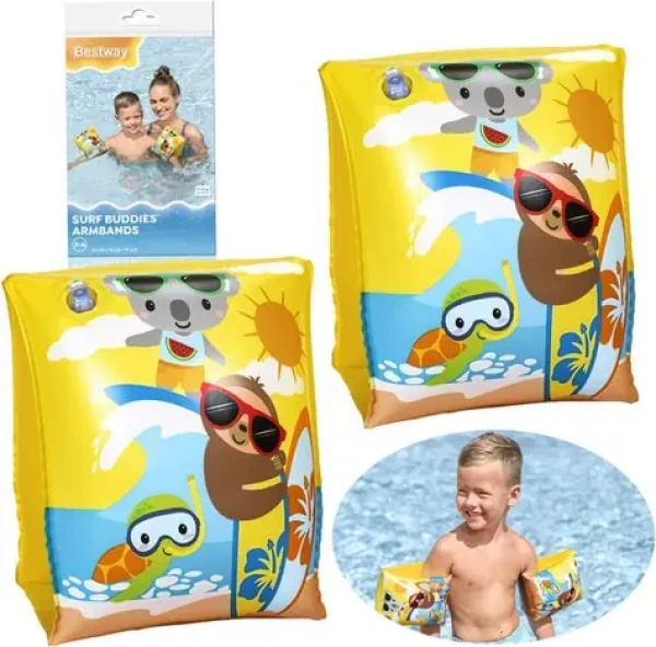 Bestway Nafukovacie rukávniky žltá / 3-6 rokov / PVC (32042)