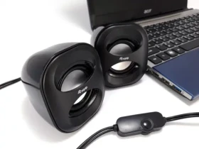 Equip Mini reproduktory čierna / 2.0 / USB / 3,5 mm jack / RMS 3W / diaľkové ovládanie (245330)