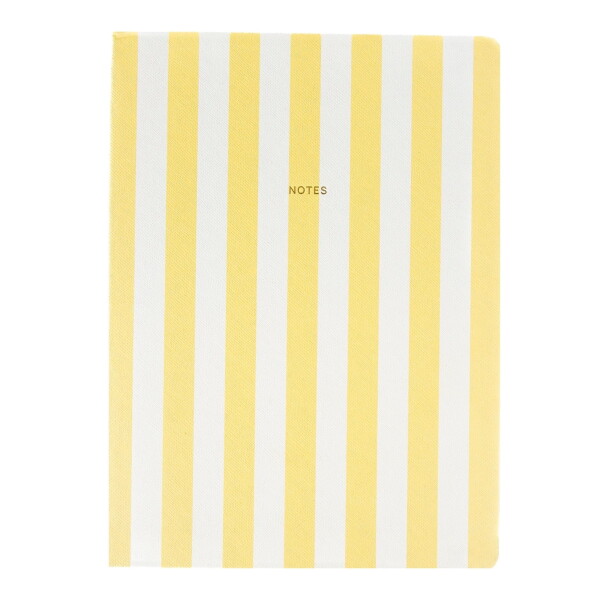 A-JOURNAL collection Linkovaný zápisník Fabrique Stripes Yellow A5