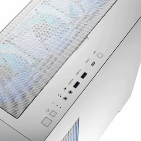 Modecom Horizon ARGB biela / Skriňa / E-ATX / tvrdené sklo / 3x 140mm ARGB / 1x USB-C / 2x USB 3.0 (AT-HORIZON-MG-ARGB-20-000000-0002)