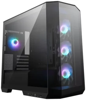 MSI MAG PANO M100R PZ čierna / ATX / 1x USB 3.2 USB-C 1x USB 3.2 / 4X 120 ARGB / bez zdroja / priehľadná bočnica (306-7G24R25-HH9)