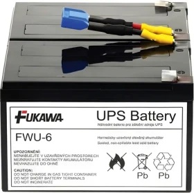 FIAMM FWU6 / Batéria pre UPS / náhrada za APC RBC6 / 24V / 12Ah / životnosť 5 rokov