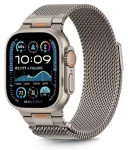 Tech-Protect Milano Vanguard Titan / Remienok pre Apple Watch / milánsky ťah / 44/45/46/49 mm