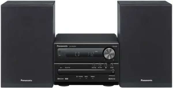 Panasonic SC-PM250EG-K čierna / mikrosystém / 20 W / CD-R amp; RW / MP3 / FM / BT / USB (SC-PM250EG-K)