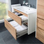 Mereo Opto, kúpeľňová skrinka s keramickým umývadlom 101 cm, čierna CN942