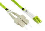 Good Connections OM5 LC/SC zelený / Optický patch kábel / Multi-mode / 50/125 µm / 0,5 m / LSZH (LW-8005LS5)