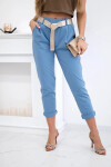 Nohavice Puntor s opaskom denim UNI