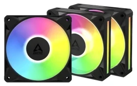 ARCTIC BioniX P12 A-RGB čierna 3 ks / Ventilátor / 120 mm / A-RGB / Daisy-chain (ACFAN00337A)