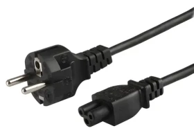Napájací kábel CL-81 / Napájací kábel / IEC C5 (trojlístok) / 1,8 m / 10 ks (SAVIO CL-81Z)
