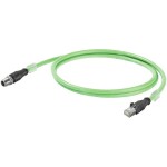 Weidmüller IE-C6EL8UG0030U40XCS-E dátový zástrčkový konektor pre senzory - aktory, 1457580030, piny: 8, 3.00 m, 1 ks; 1457580030
