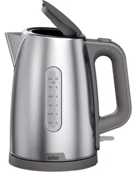 Braun WK 1500 šedá / Rýchlovarná kanvica / 2200 W / 1.7 l (0X21010083)