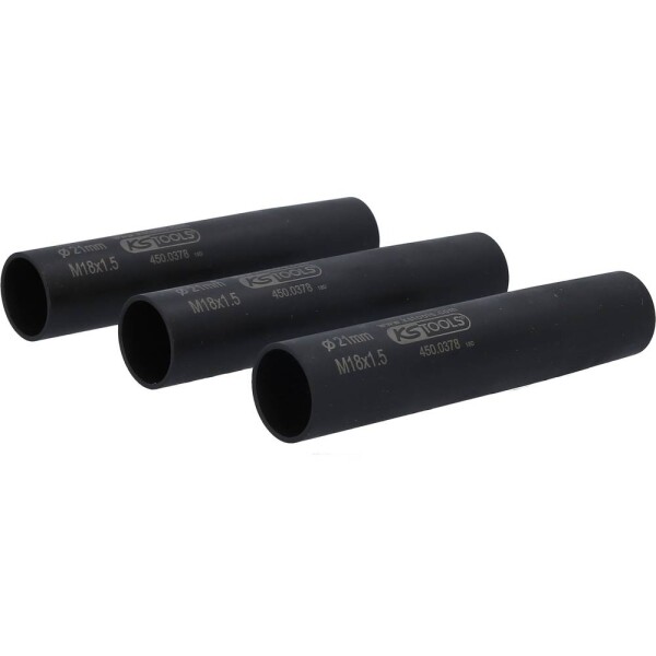 Súprava centrovacích skrutiek kolesa a ochranného puzdra, M18x1,5, Ø21,0 mm, 2 ks KS Tools 450.0372; 450.0372