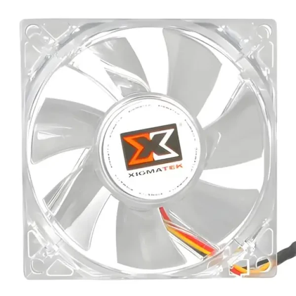 XigMatek Crystal 80mm zelená / Ventilátor / 80x80 mm / LED podsvietenie (CLF-F8253)