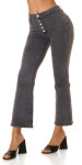 Trendy Highwaist flared Jeans black