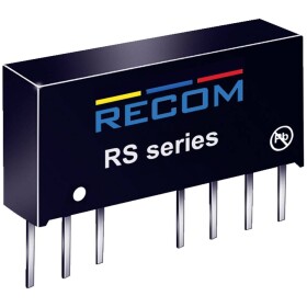 RECOM RS-1212S DC / DC menič napätia 12 V 0.166 A 2 W Počet výstupov: 1 x; RS-1212S
