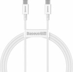 Baseus CATYS-B02 Kábel USB-C (M) - USB-C (M) 1 m biela / 100W (CATYS-B02)