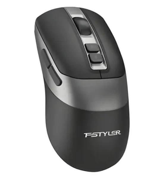 A4Tech FStyler FB50CS PLUS čierna / Tichá bezdrôtová kancelárska myš / Bluetooth + 2.4GHz (FB50CSPLUS-BK)