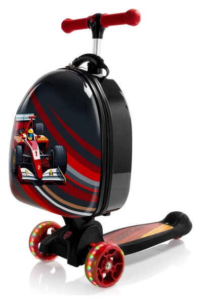Detský kufrík na kolieskach Heys Turbo Tots Scooter Race Car