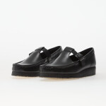 Tenisky Clarks Originals Wallabee T Bar Blk HiShine Lea EUR 38