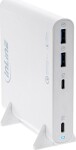 Manhattan InLine® USB Netzteil, GaN Ladegerät, 4-Port, 2x USB-C + 2x USB-A, 120W, weiß