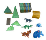 Mamido Mamido Magnetická stavebnica džungle zvieratká 45 dielikov MT1442