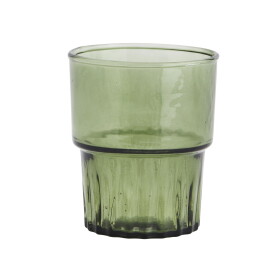 MADAM STOLTZ Pohár na vodu Colors 200 ml Zelená