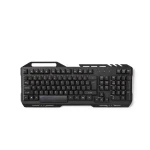 Nedis GKBD200BKUS - Herná Klávesnica Čierna / Osvetlenie RGB / USB 2.0 / USA Medzinárodný / Kovový Design (GKBD200BKUS)