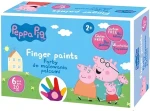 Astra Prstové farby Prasiatko Peppa / Prstové farby / 6 farieb / 20 ml (320024051)