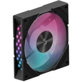 DEEPCOOL CG580 čierna / Ventilátor skrine / 120mm / RGB / PWM / 400-1300 RPM / bulk (R-EDF120-BKAPP86-G-1)