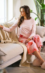 Belle Reverie MK 31 Evening Flower pyžamo dĺžka/r S-XL baletní růžová L
