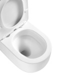 INVENA - WC misa závesná, Korfu guľatá, s doskou soft-close CE-95-001-L