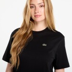 Tričko LACOSTE Soft Cotton T-shirt Black 38