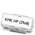 Phoenix Contact 0830721 KMK HP (29X8) držiak označenie Druh montáže: káblové spony Potlačiteľná plocha: 29 x 8 mm priehľadná Počet markerov: 100 100 ks; 0830721