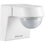 ESYLUX EM10025372 na strop, montáž na stenu, na omietku senzor pohybu 230 ° biela IP55, IK07; EM10025372