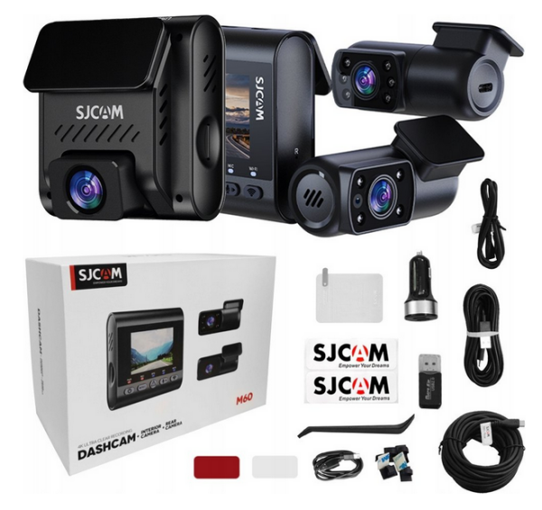 SJCAM M60 Dash Camera 4K HDR 3CH