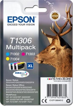 Epson Toner T1306 Sada CMY (T1302+T1303+T1304) (C13T13064012)