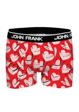 Pánske boxerky John Frank JFBD01-VD L Červená
