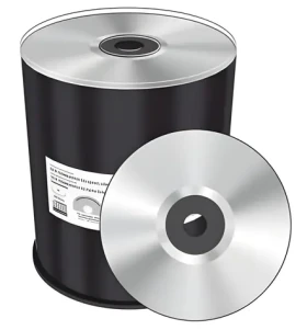 MediaRange CD- R 700MB 52x spindl 100 ks / Thermal Transfer Printable / strieborná (MR285)