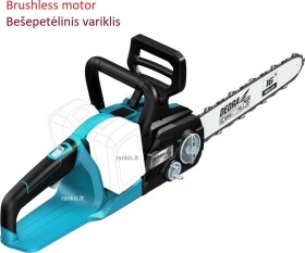 Dedra Akumuliatorinis grandininis pjūklas Dedra DED7195V, 2x18V, bešepetėlis + 2x4.0Ah