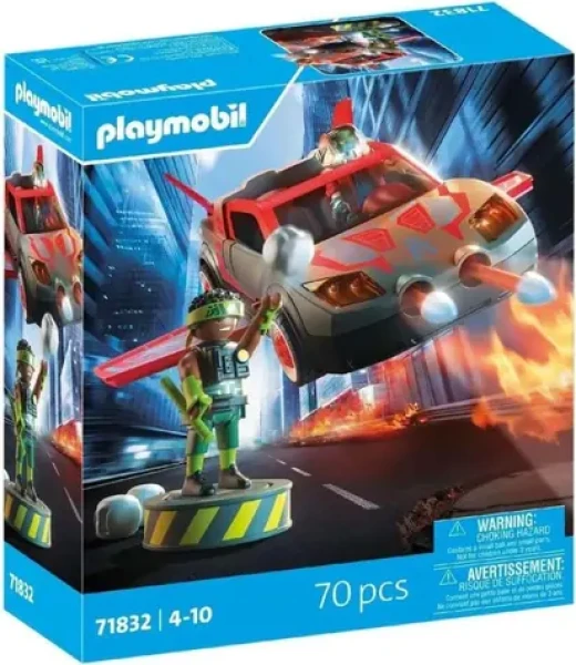 Playmobil® PLAYMO-FRIENDS 71832 Hrdina s multifunkčným vozidlom