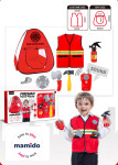 Mamido Mamido Hasičský stan s kostýmem a doplňky 8 ks