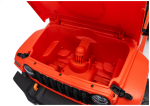 Mamido Elektrické autíčko Jeep Rubicon 24 V 2x200 W oranžové